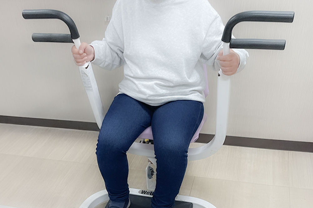 マシントレーニングの様子