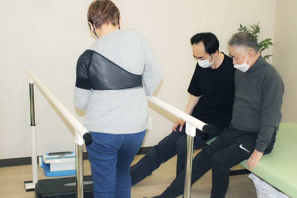 平行棒利用の様子