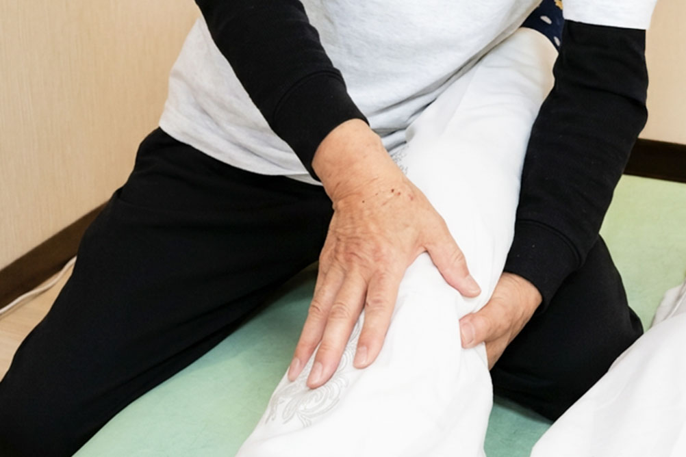 マッサージの様子