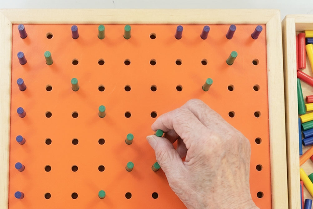 理学療法を行う様子