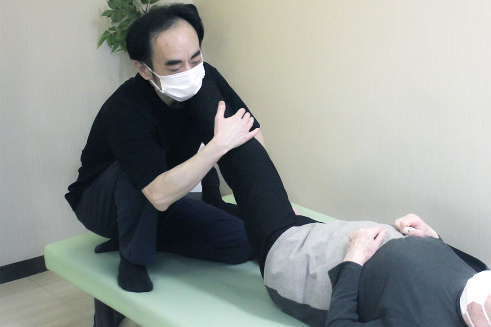 リハビリ施術の様子
